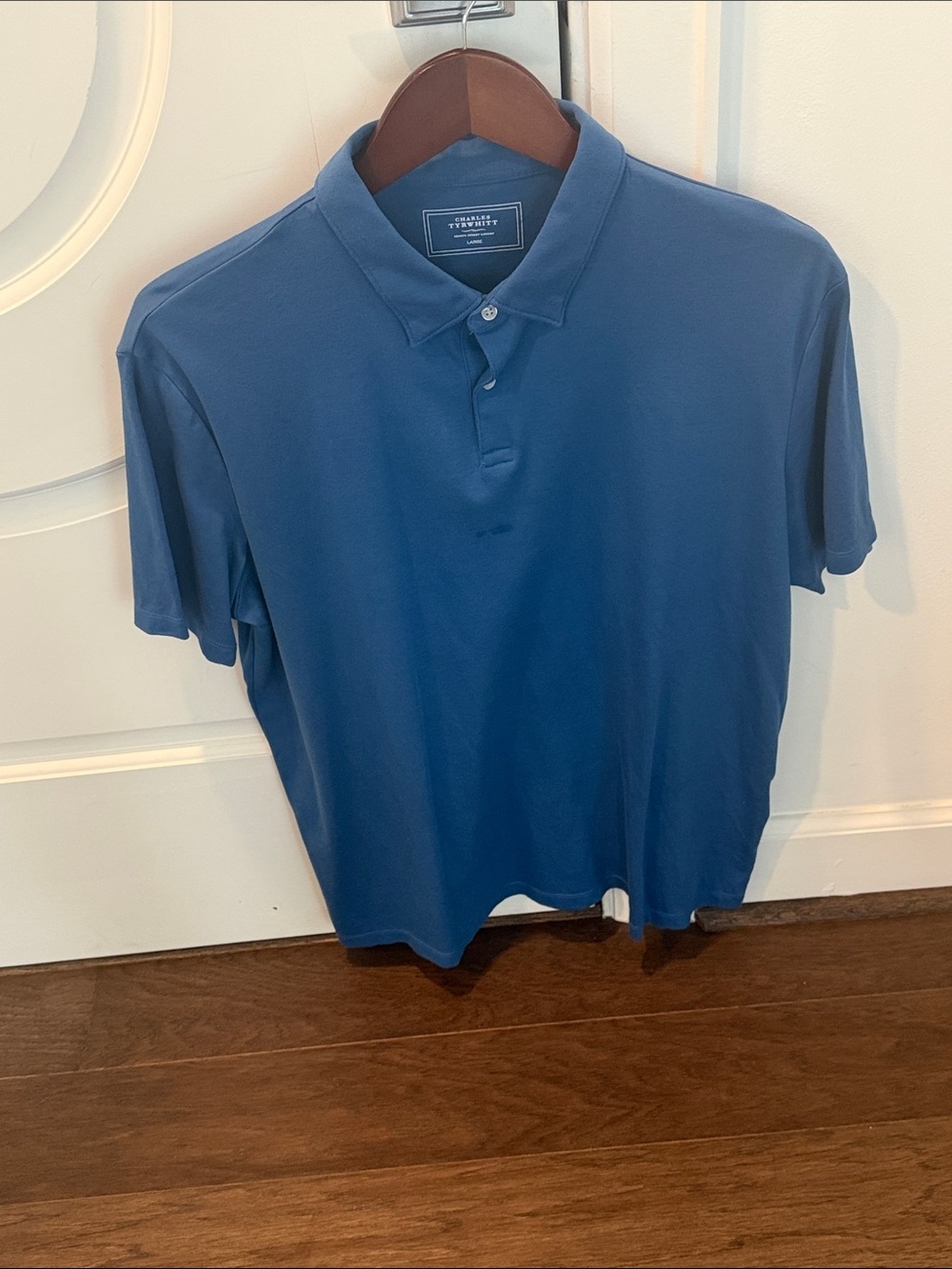 Charles Tyrwhitt Men's Blue Polo Shirt